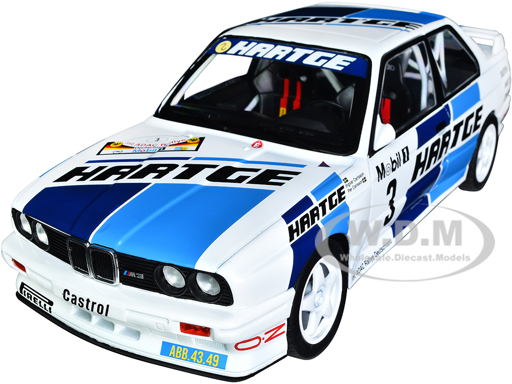 Image of BMW E30 M3 Gr A 3 Ingvar Carlsson - Per Carlsson "Adac Rallye Deutchland" (1990) "Competition" Series 1/18 Diecast Model Car by Solido