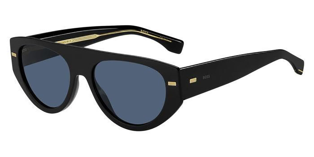 Image of BOSS Boss 1443/S 807/KU 56 Lunettes De Soleil Homme Noires FR