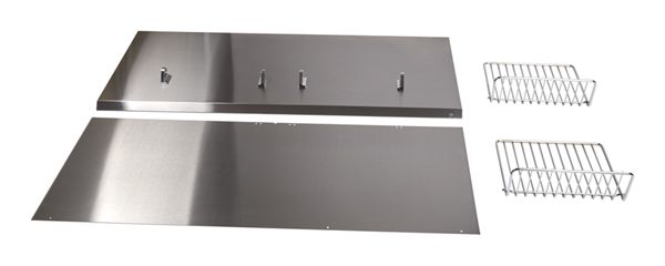 Image of Backguard with Shelf - 48&quot Stainless Steel ID W10285449