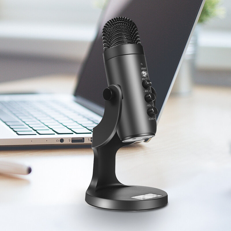 Image of Bakeey MU900 USB Condenser Microphone Gaming Streaming Podcasting Recording Microphone for Computer USB PC