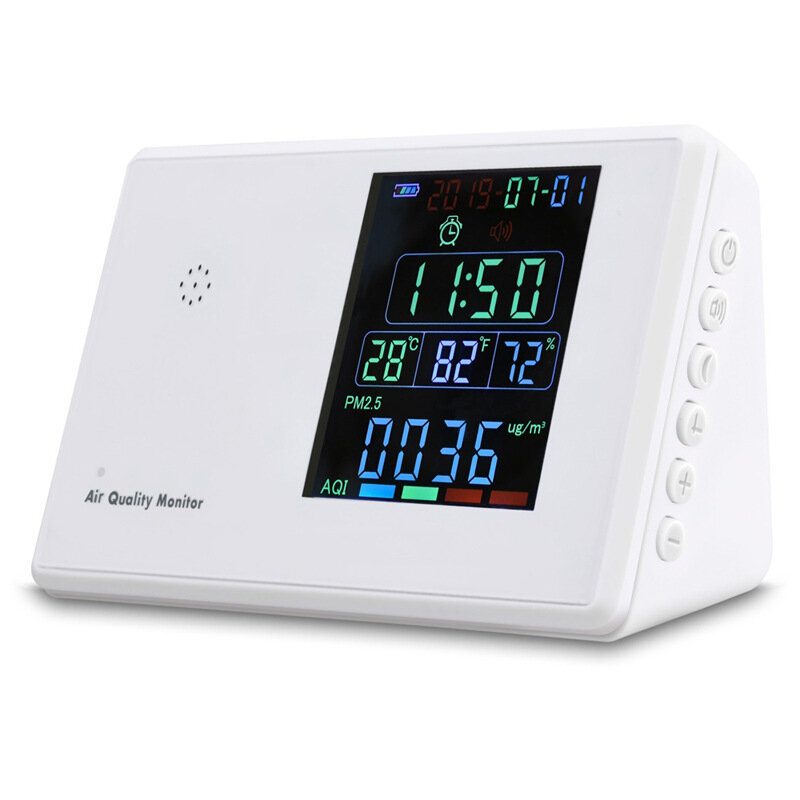 Image of Bakeey PM 25 Formaldehyde Digital HCHO TVOC Air Quality Analysis Tester Home Smog Meter PM25 PM10 PM10 Sensor Monitor
