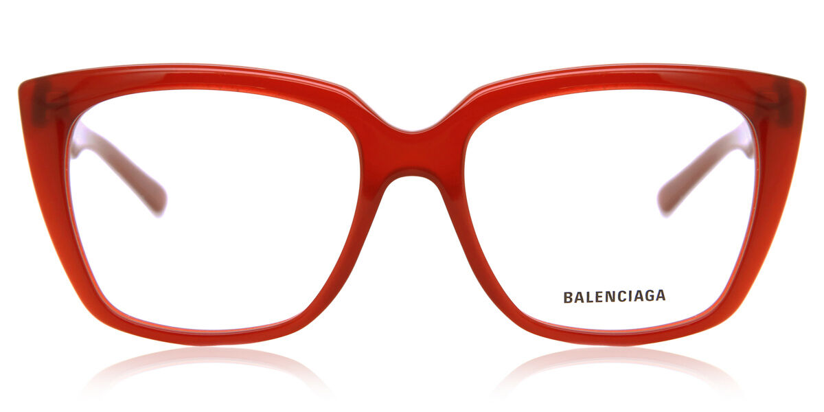 Image of Balenciaga BB0062O 004 Óculos de Grau Vermelhos Feminino PRT
