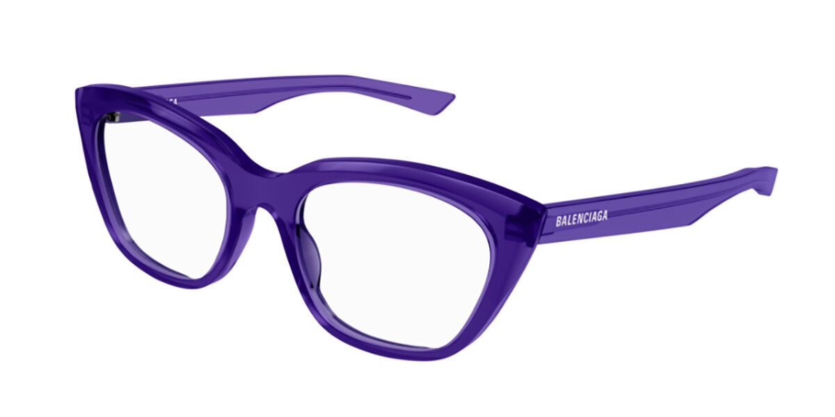 Image of Balenciaga BB0219O 004 Óculos de Grau Purple Feminino PRT