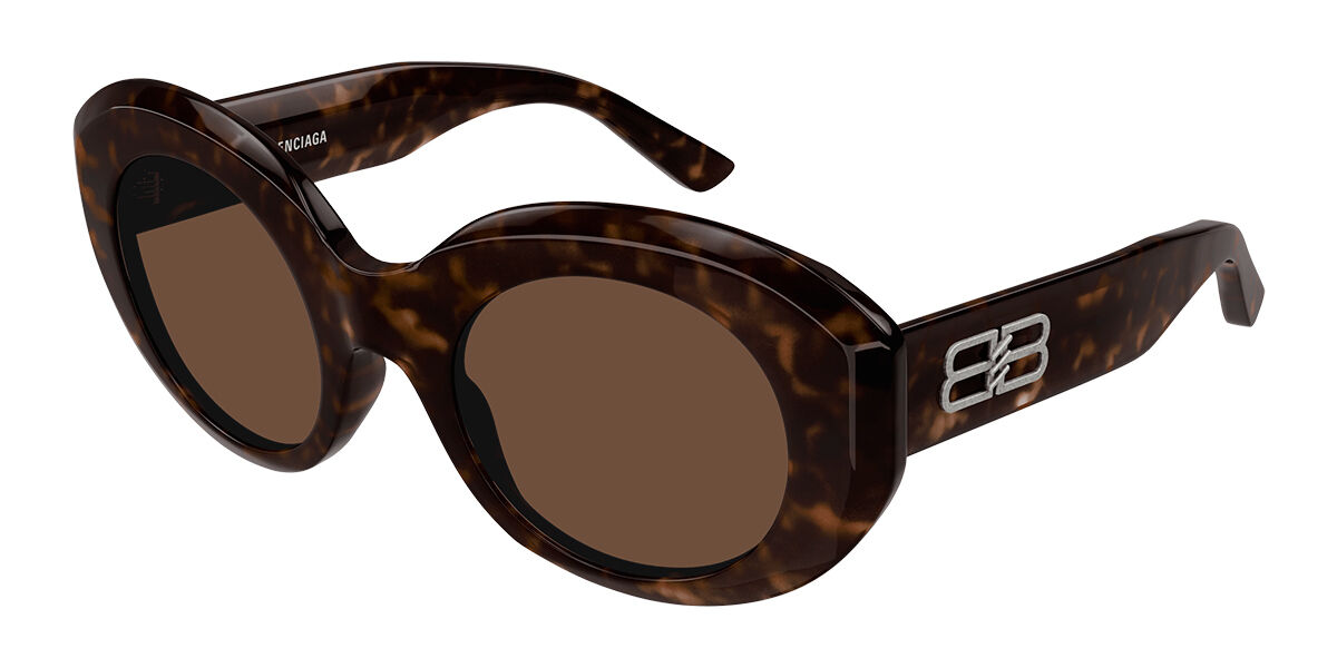 Image of Balenciaga BB0235S Asian Fit 002 Óculos de Sol Tortoiseshell Feminino PRT