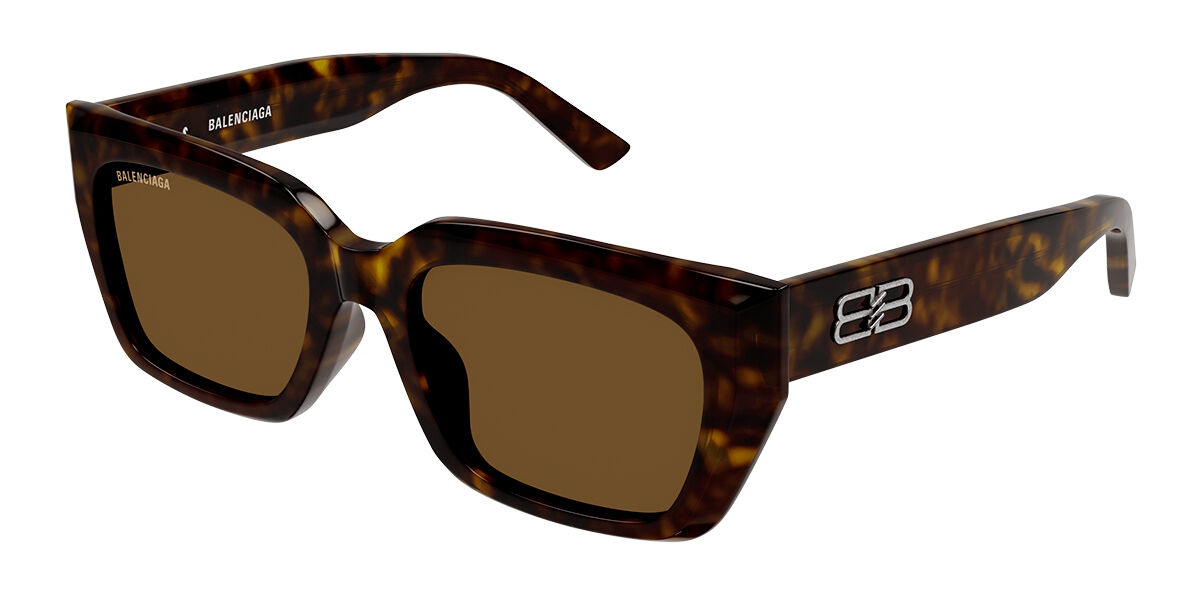 Image of Balenciaga BB0272SA Asian Fit 002 Óculos de Sol Tortoiseshell Masculino PRT