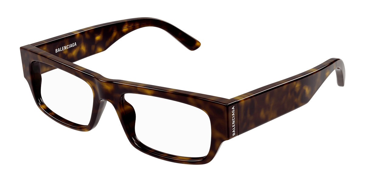 Image of Balenciaga BB0304O Asian Fit 002 53 Tortoiseshell Męskie Okulary Korekcyjne PL