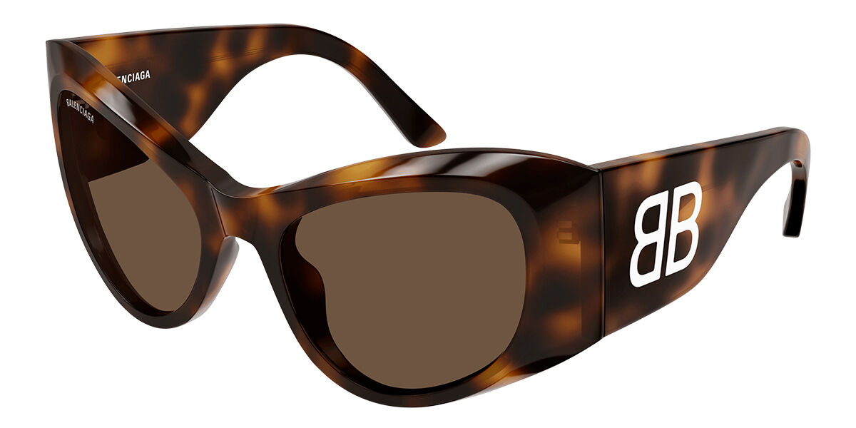 Image of Balenciaga BB0393S 002 Óculos de Sol Tortoiseshell Feminino PRT