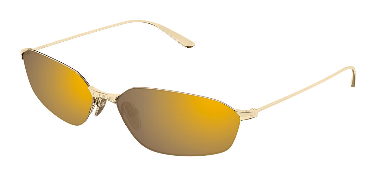 Image of Balenciaga BB0412S 004 62 Lunettes De Soleil Homme Dorées FR