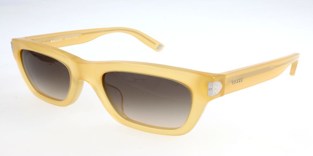 Image of Bally BY2050 12 52 Lunettes De Soleil Femme Jaunes FR