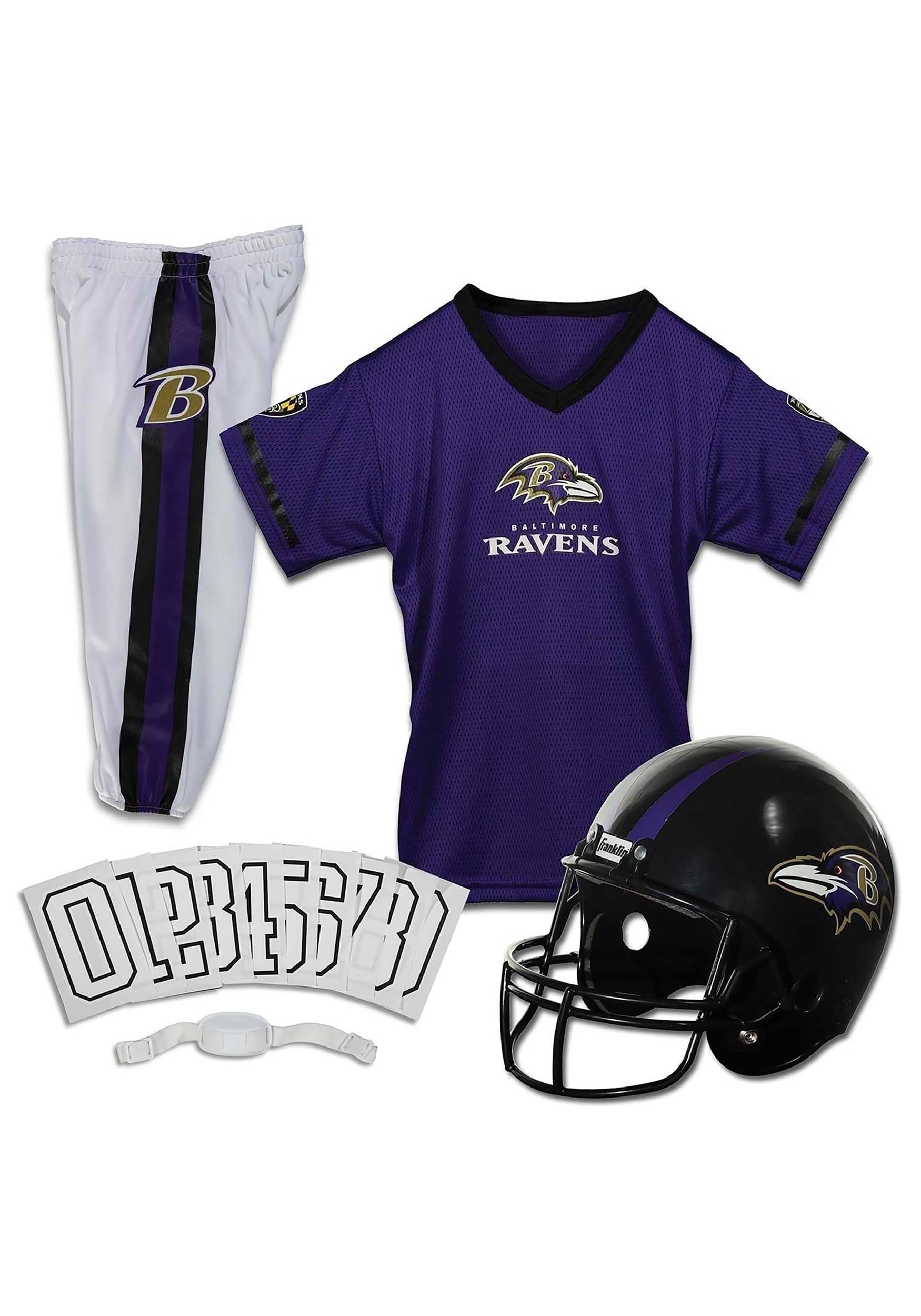 Image of Baltimore Ravens NFL Uniform Costume Set ID FA15701F17-M