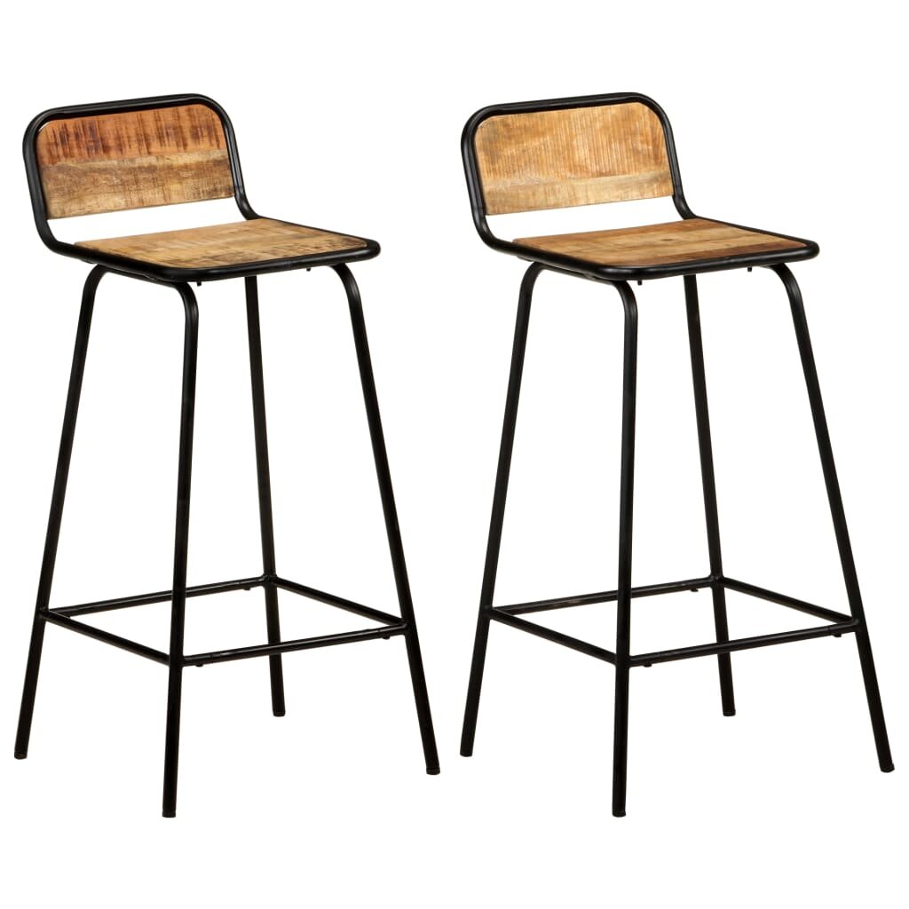 Image of Bar Chairs 2 pcs Solid Mango Wood