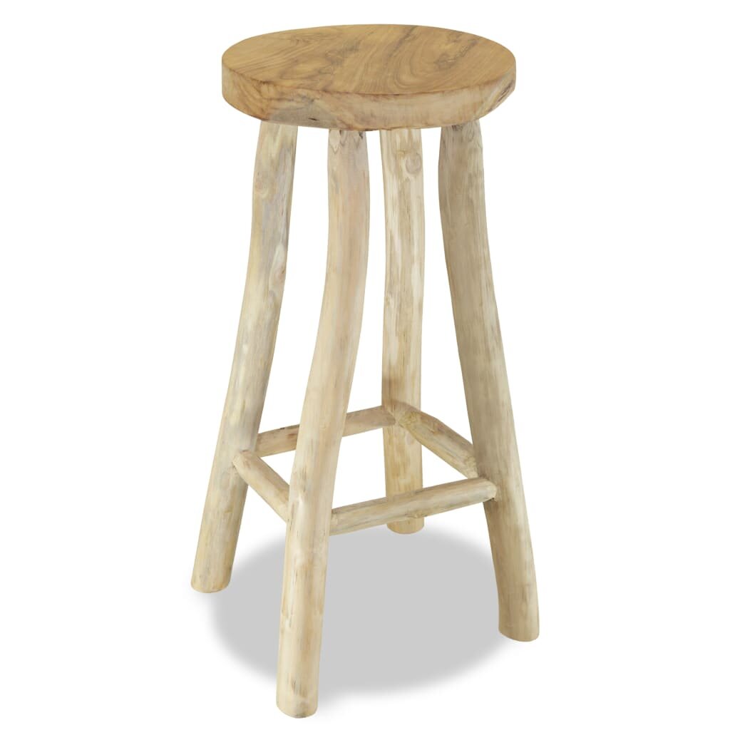 Image of Bar Stool Solid Teak Wood