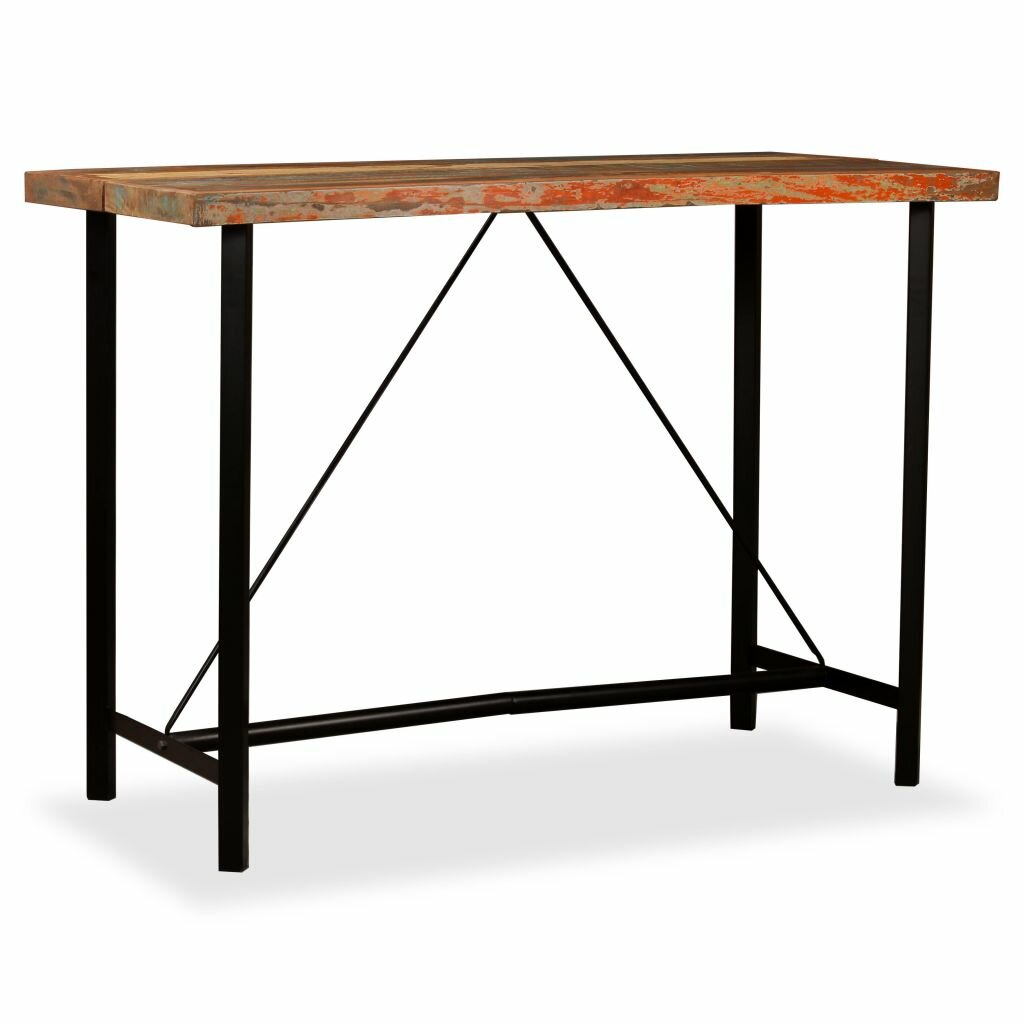 Image of Bar Table Solid Reclaimed Wood 59"x276"x421"