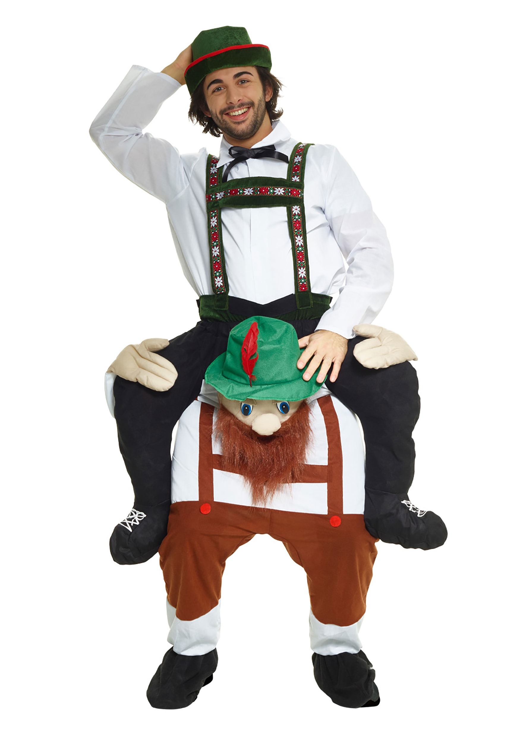 Image of Bavarian Piggyback Costume for Adults ID MPMCPBBM-ST