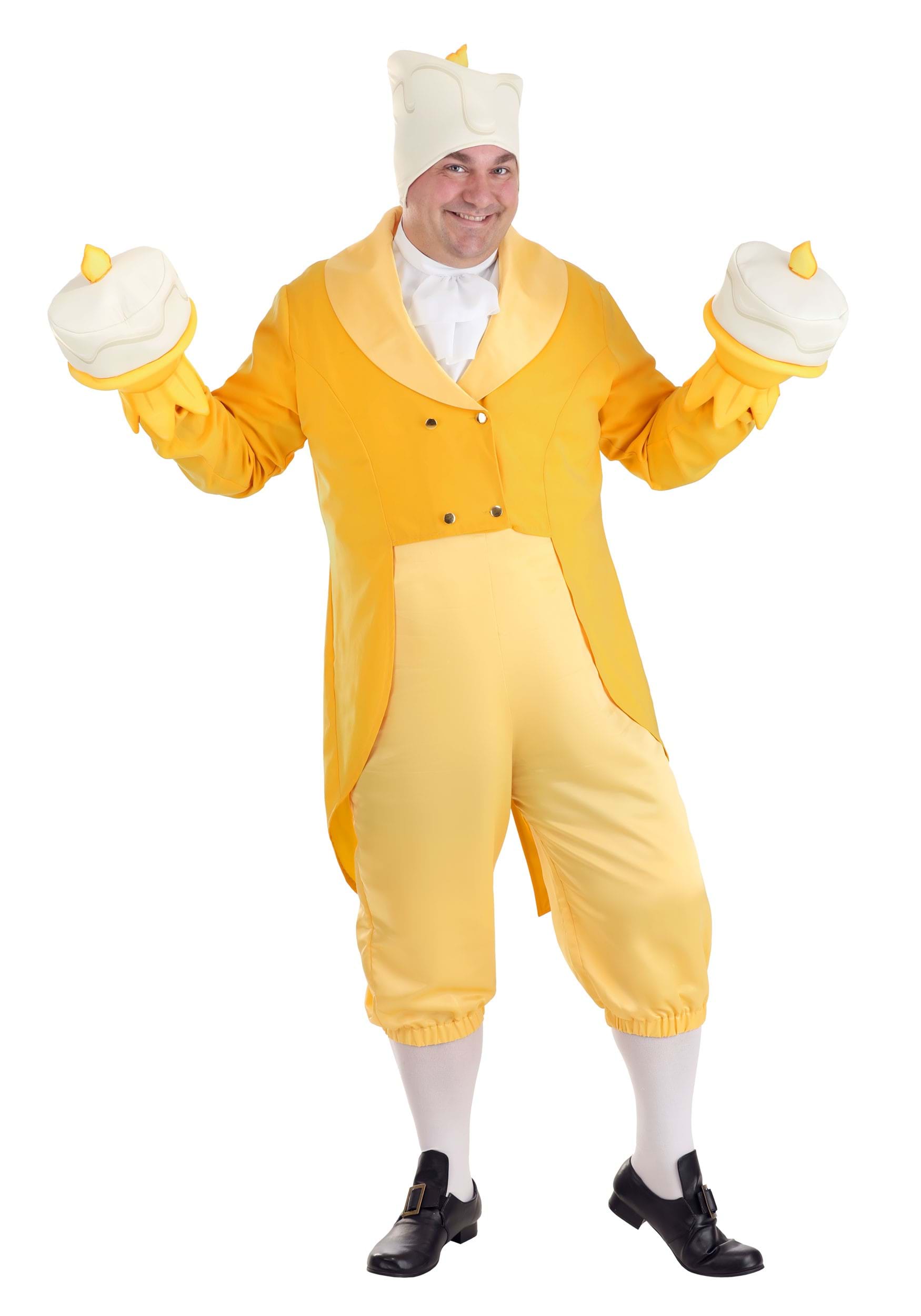 Image of Beauty and the Beast Plus Size Lumiere Costume for Men ID FUN2308PL-4X