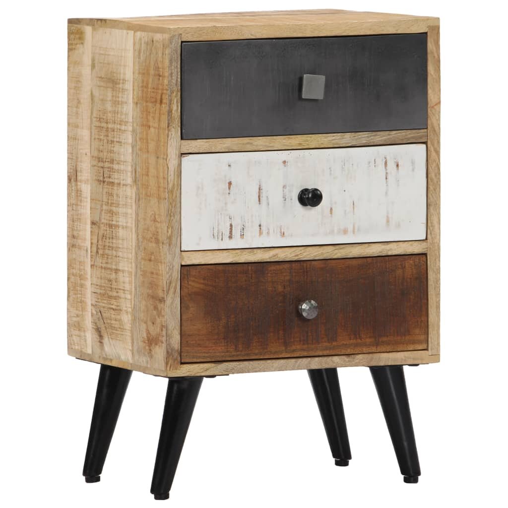 Image of Bedside Cabinet 157"x118"x236" Solid Mango Wood