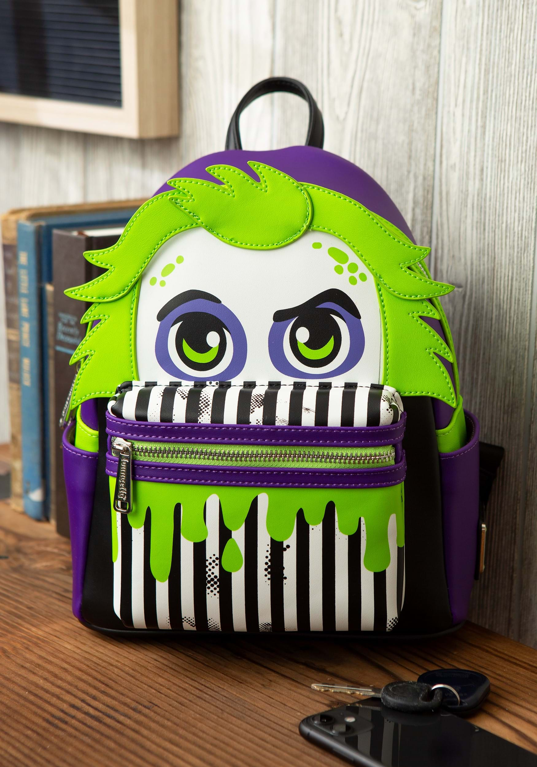 Image of Beetlejuice Loungefly Mini Backpack | Beetlejuice Accessories ID LFBTJBK0010-ST