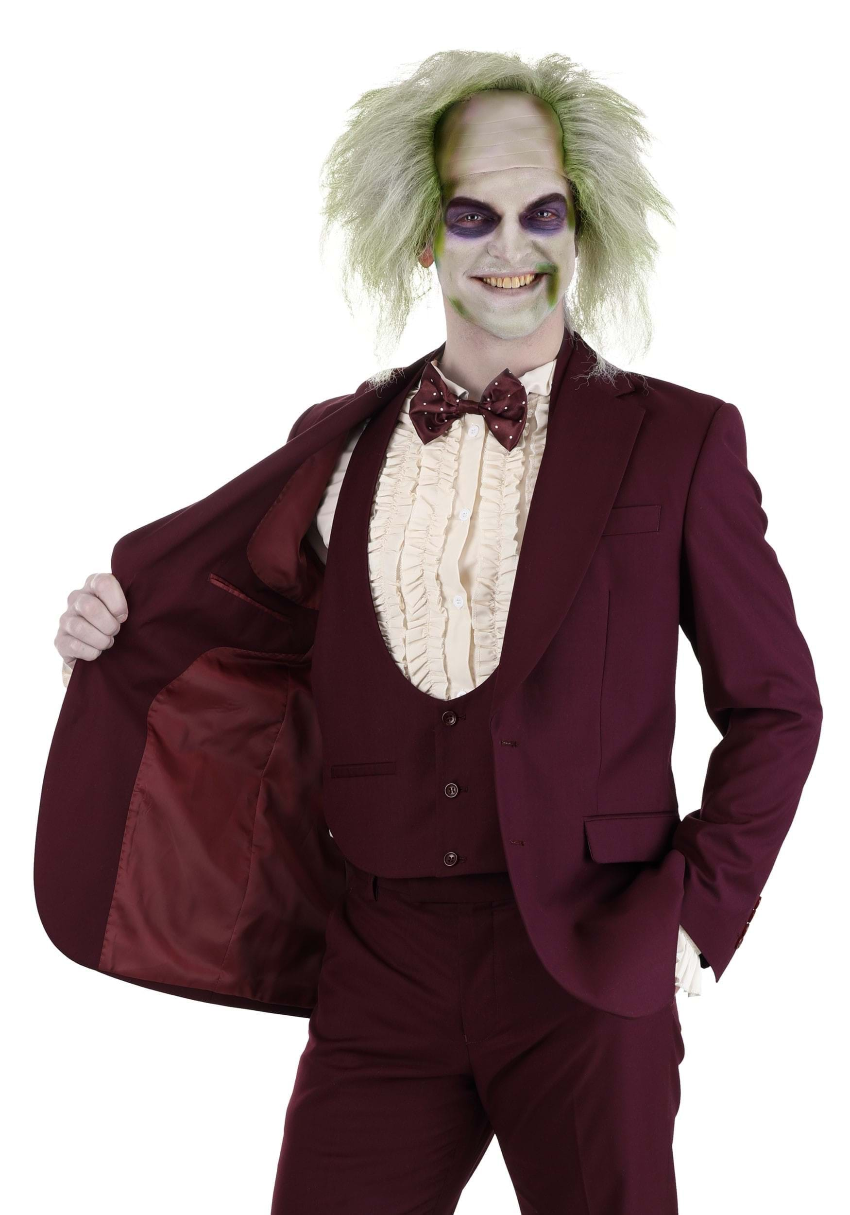 Image of Beetlejuice Wedding Suit Blazer for Men ID FUN1919AD-50R