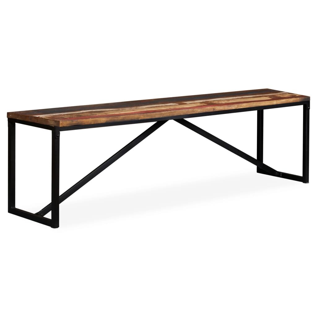 Image of Bench Solid Reclaimed Wood 63"x138"x177"