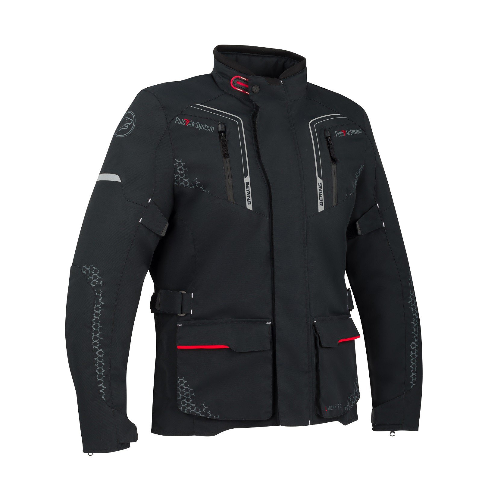 Image of Bering Alaska Chaqueta Motorista Negro Talla S