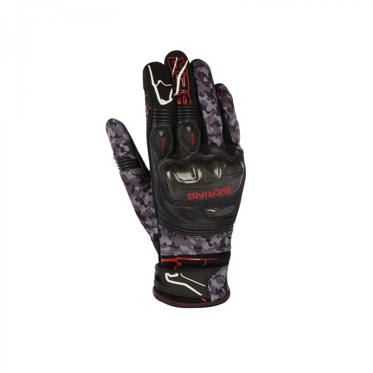 Image of Bering Cortex Schwarz Camo Handschuhe Größe T13