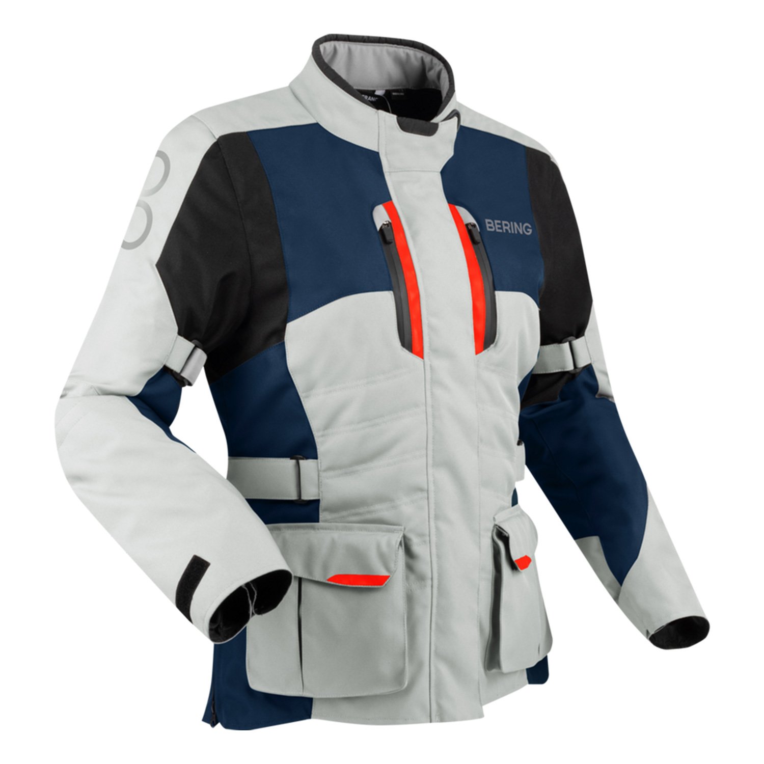 Image of Bering Lady Siberia Jacket Grey Blue Red Größe T6