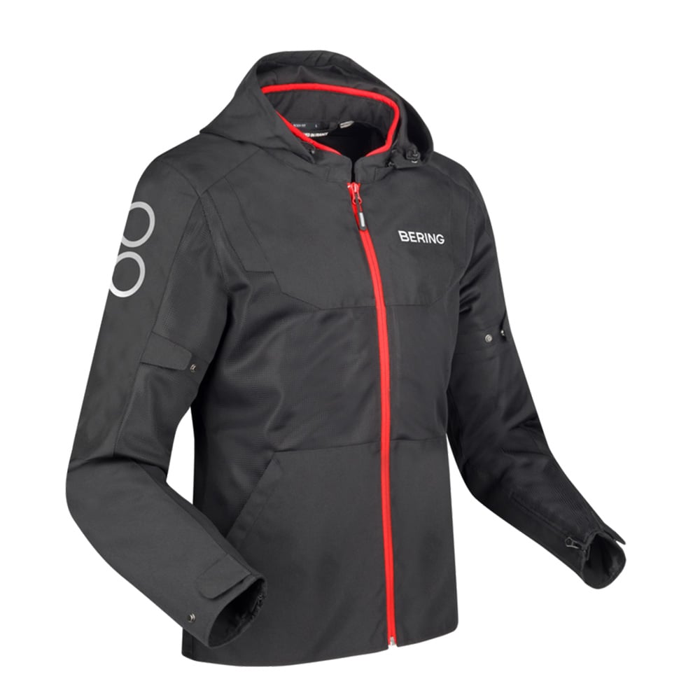 Image of Bering Profil Jacket Black Red Talla L