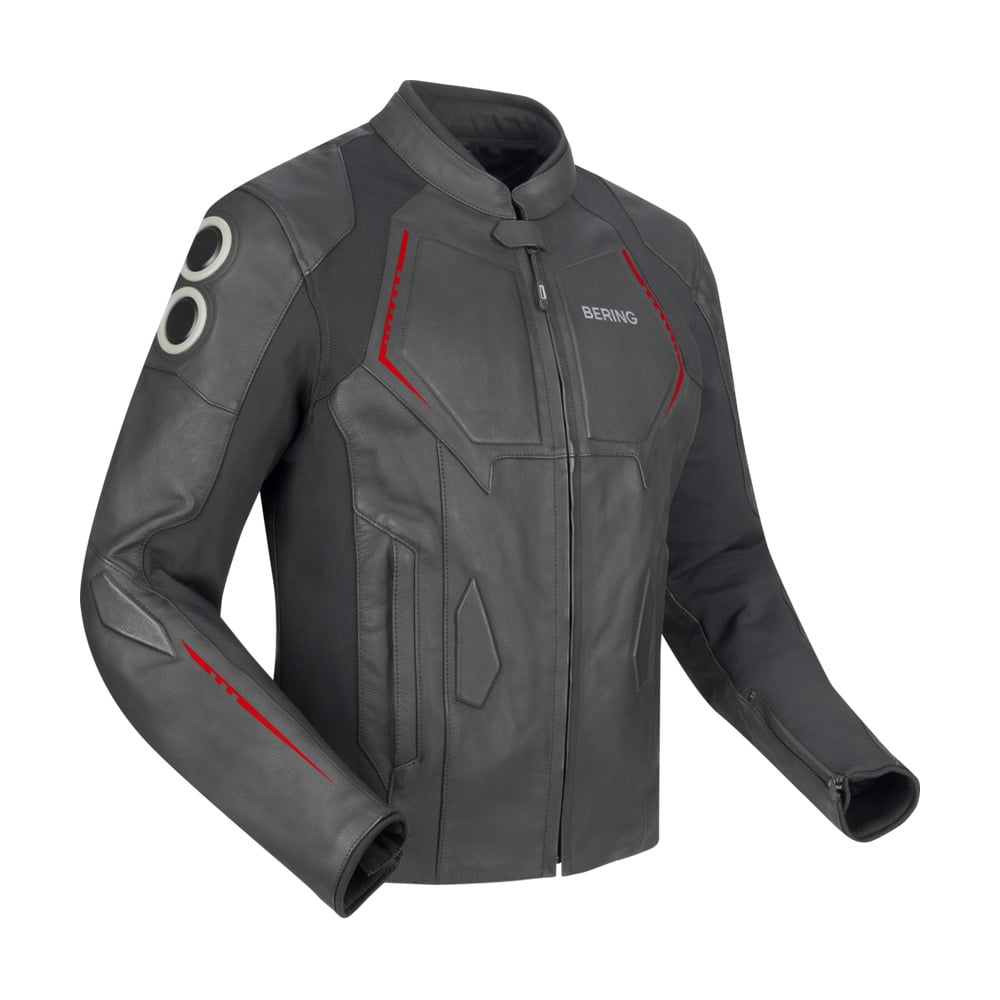 Image of Bering Radial Jacket Black Red Größe 4XL