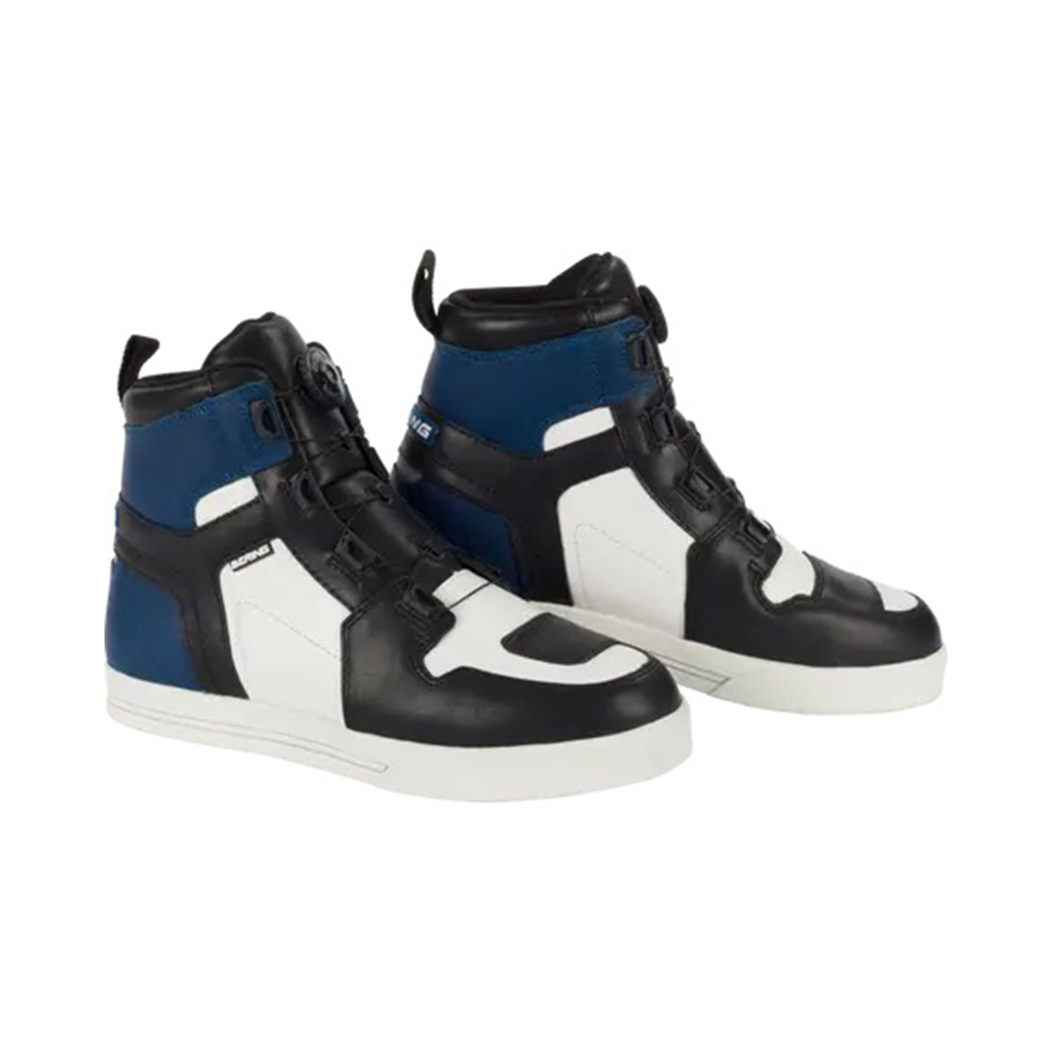 Image of Bering Sneakers Reflex A-Top Black White Blue Size 42 EN