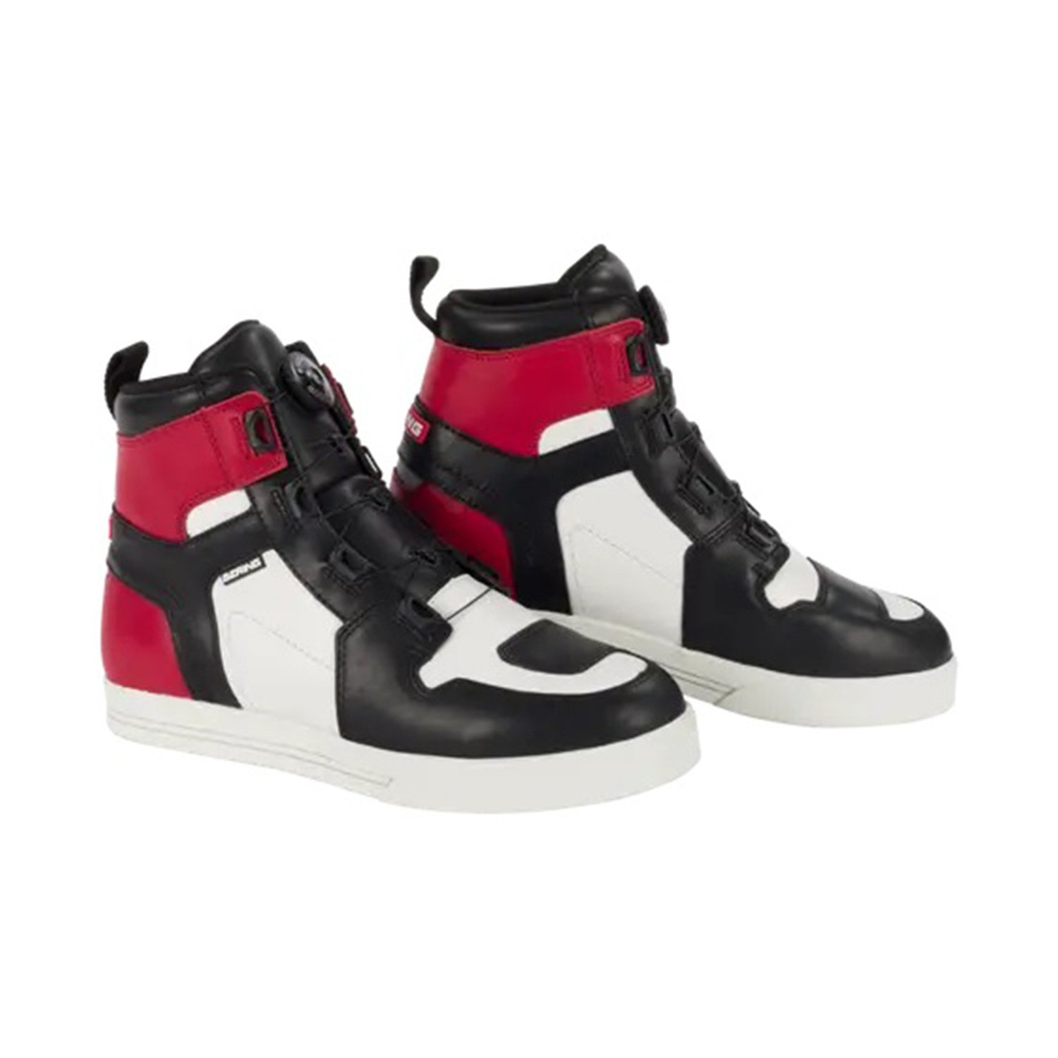 Image of Bering Sneakers Reflex A-Top Black White Red Size 46 EN