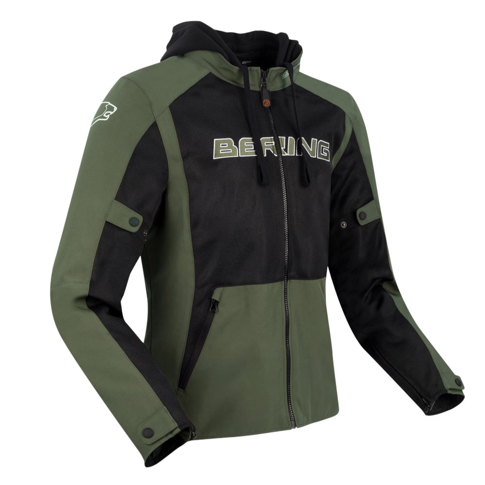 Image of Bering Spirit Textile Jacket Black Khaki Talla S