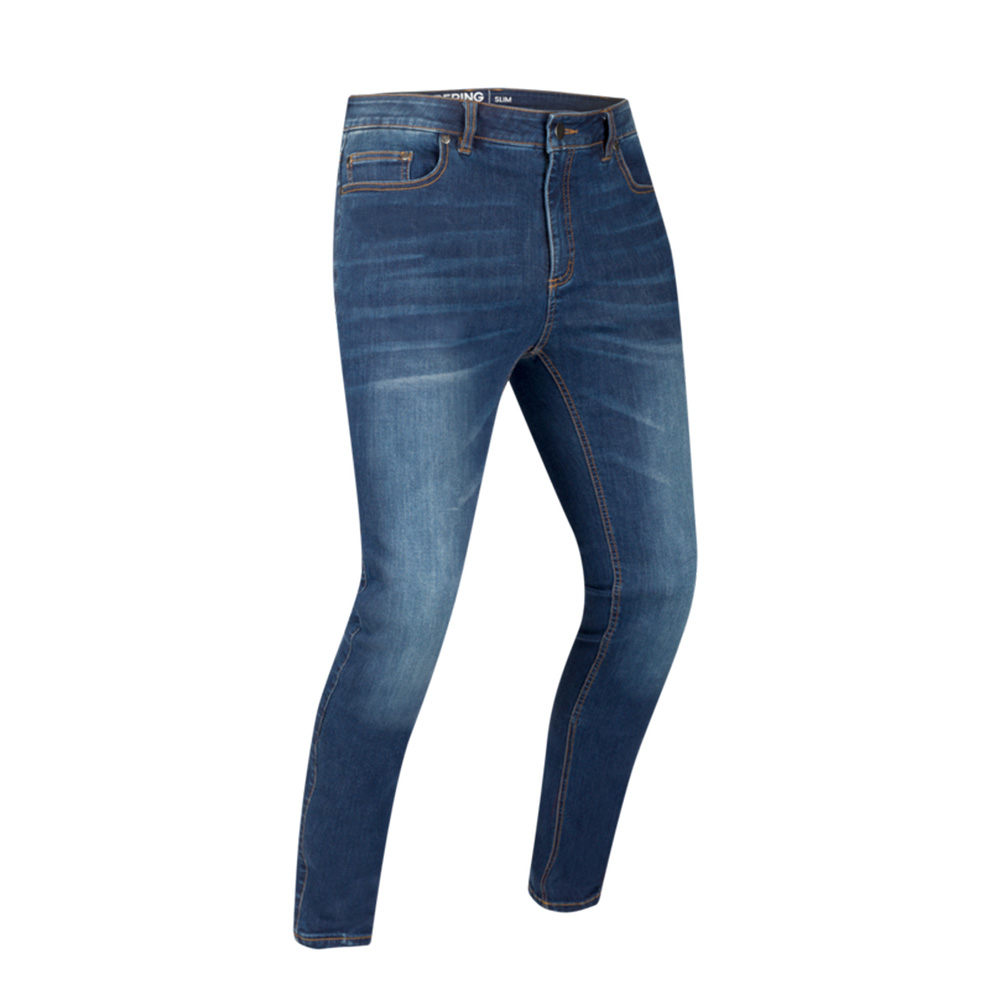 Image of Bering Trust Slim Pants Blue Washed Größe S