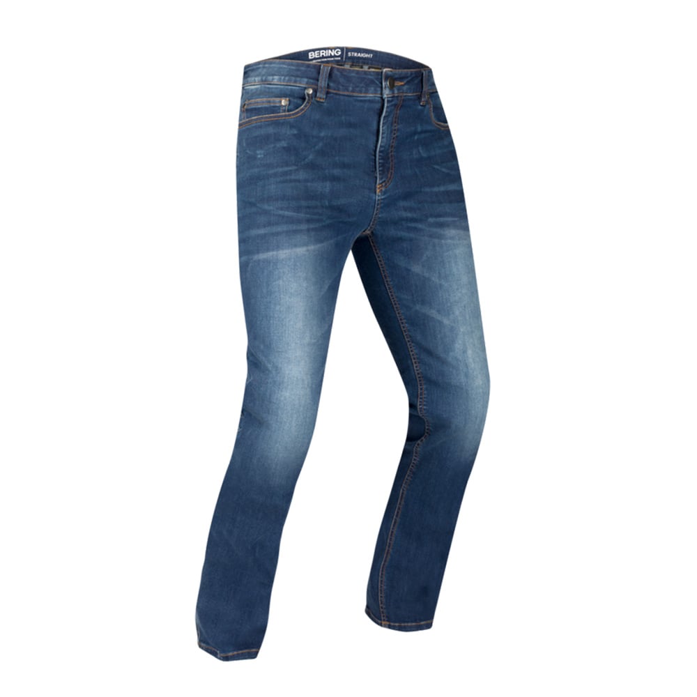 Image of Bering Trust Straight Pants Blue Washed Größe M