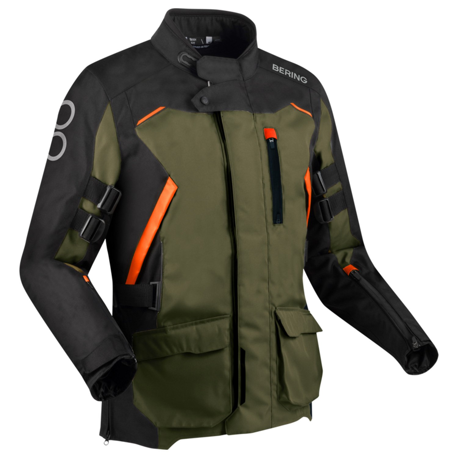Image of Bering Zephyr Jacket Black Khaki Orange Talla XL