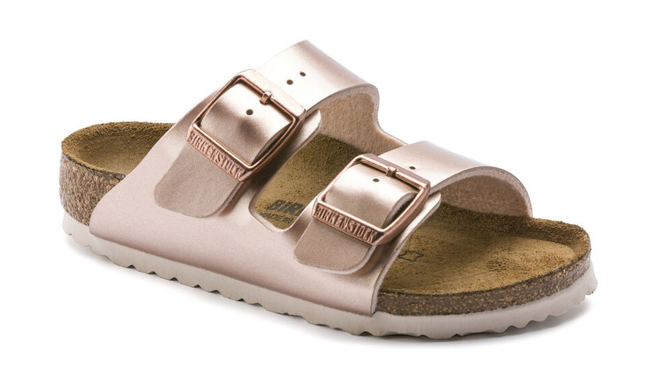 Image of Birkenstock Arizona BF Mettalic Junior Narrow Fit CZ