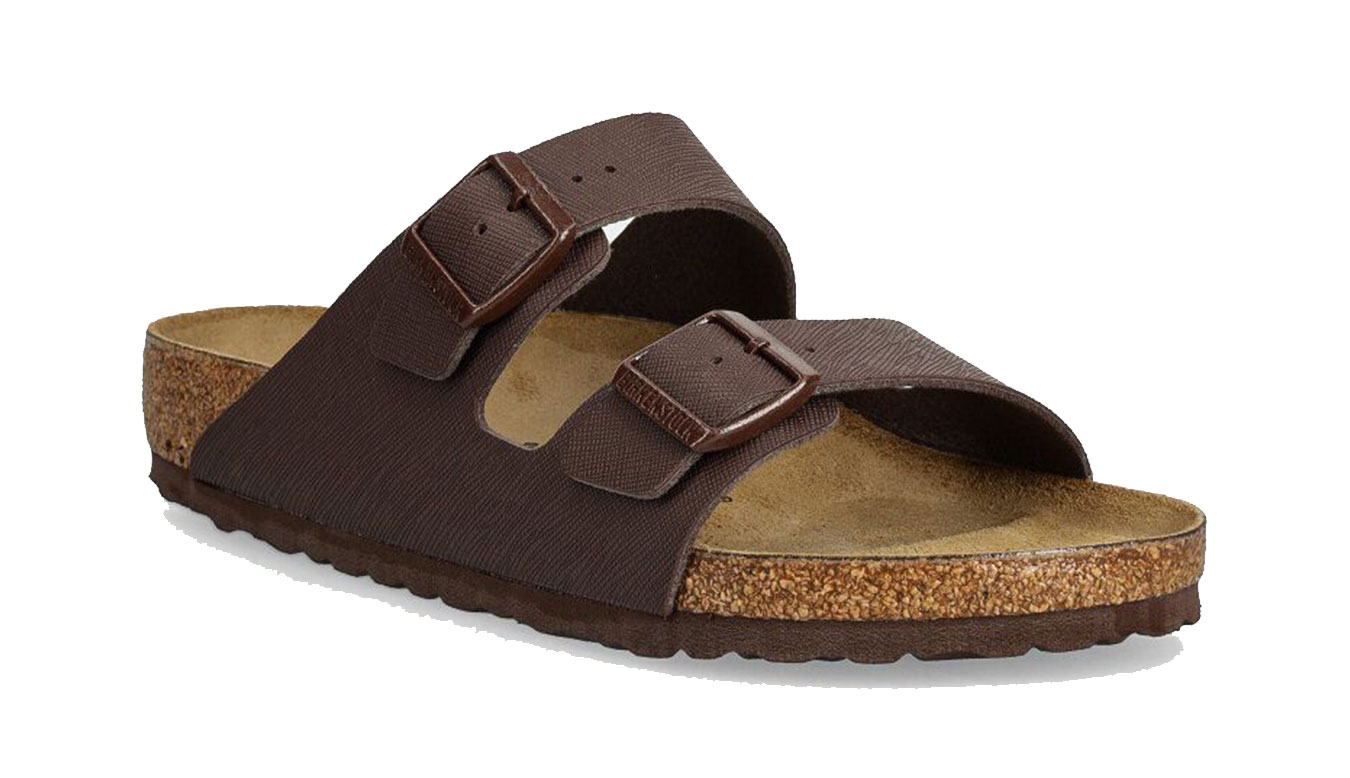 Image of Birkenstock Arizona BF Saffiano Roast Narrow Fit ESP