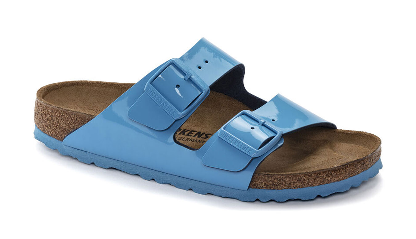 Image of Birkenstock Arizona BS Patent Sky Blue Regular fit HU