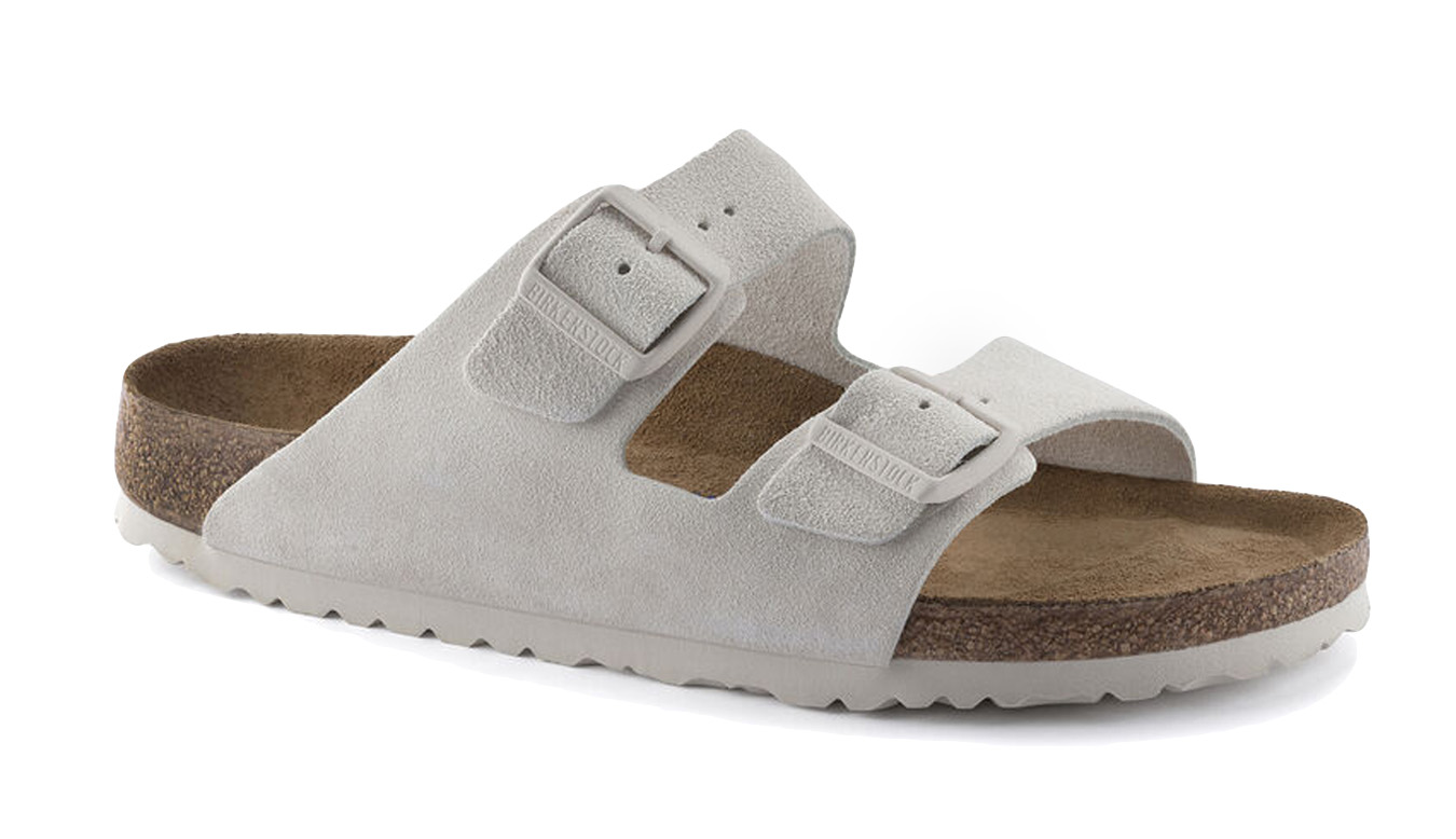 Image of Birkenstock Arizona Soft Footbed Suede Leather Regular Fit CZ