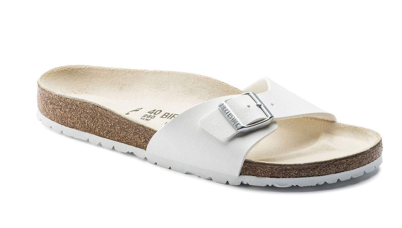 Image of Birkenstock Madrid BF White Narrow Fit FR