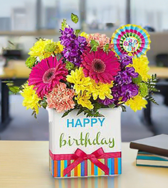 Image of Birthday Brights Bouquet