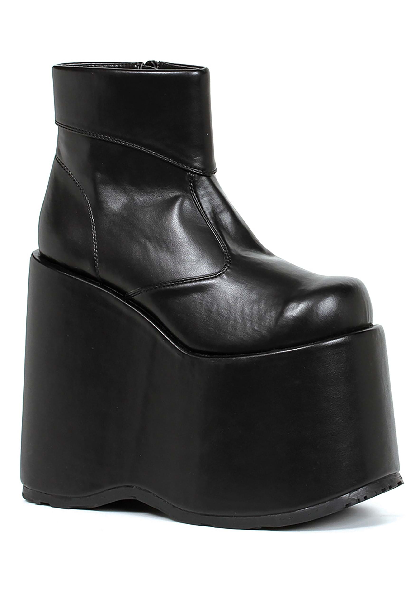 Image of Black Monster Platform Men's Shoes ID EE500FRANKBK-S