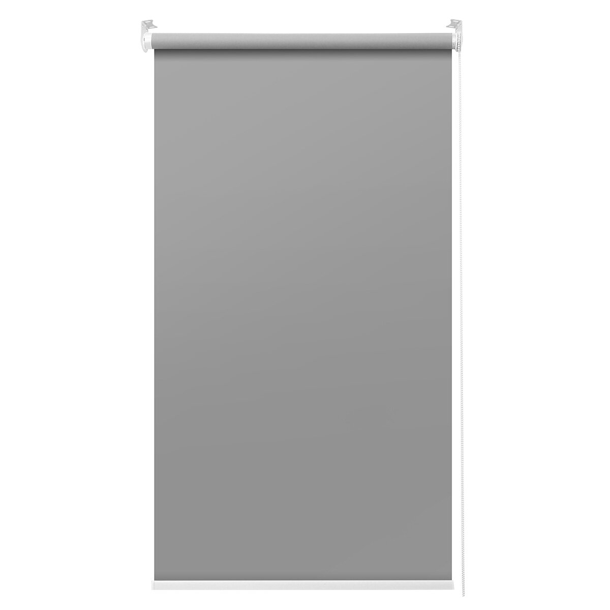 Image of Blackout Window Curtain Roller Full Shades Blind Office Home Privacy Grey/White