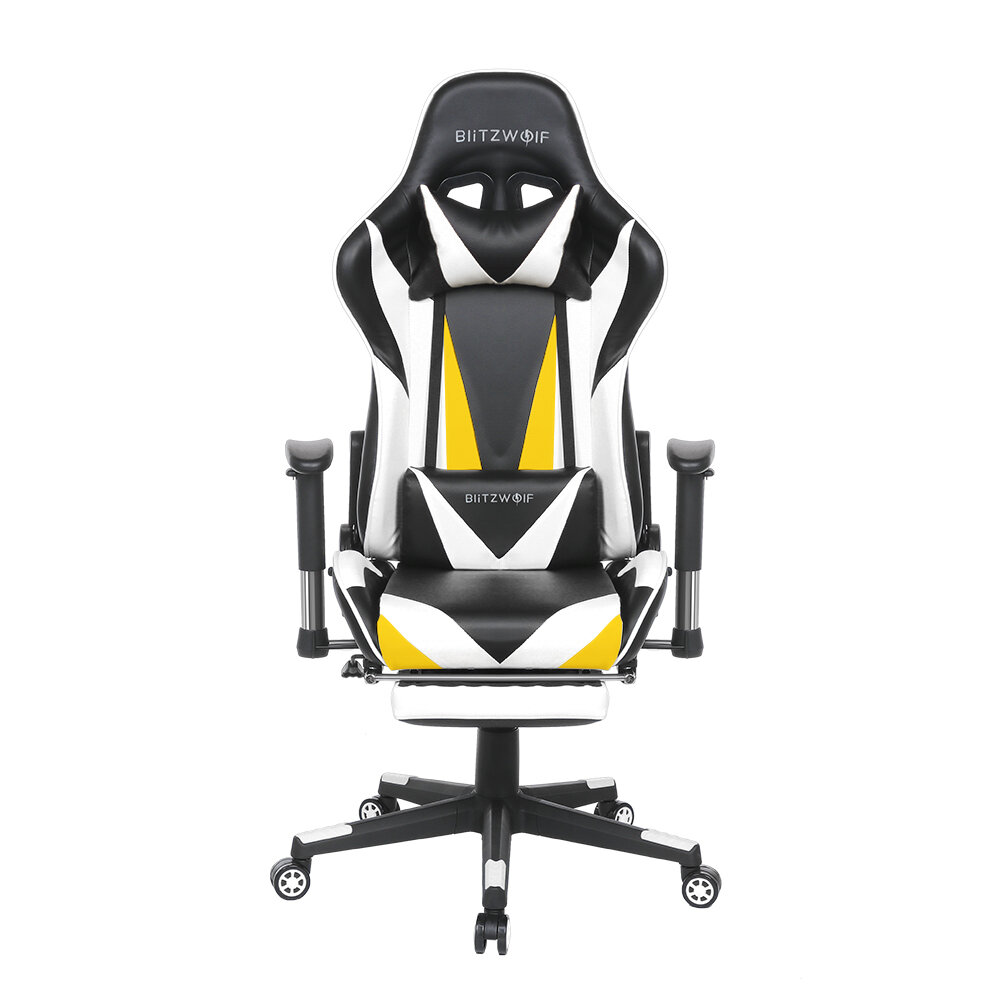 Image of BlitzWolf® BW-GC2 Gaming Chair Ergonomic Design Reclining Computer Chairs 3D Adjustable Armrest with Footrest Widen Back