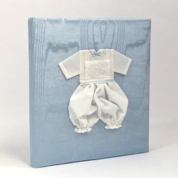 Image of Blue Boy Personalized Baby Photo Album - Large - Ring Bound