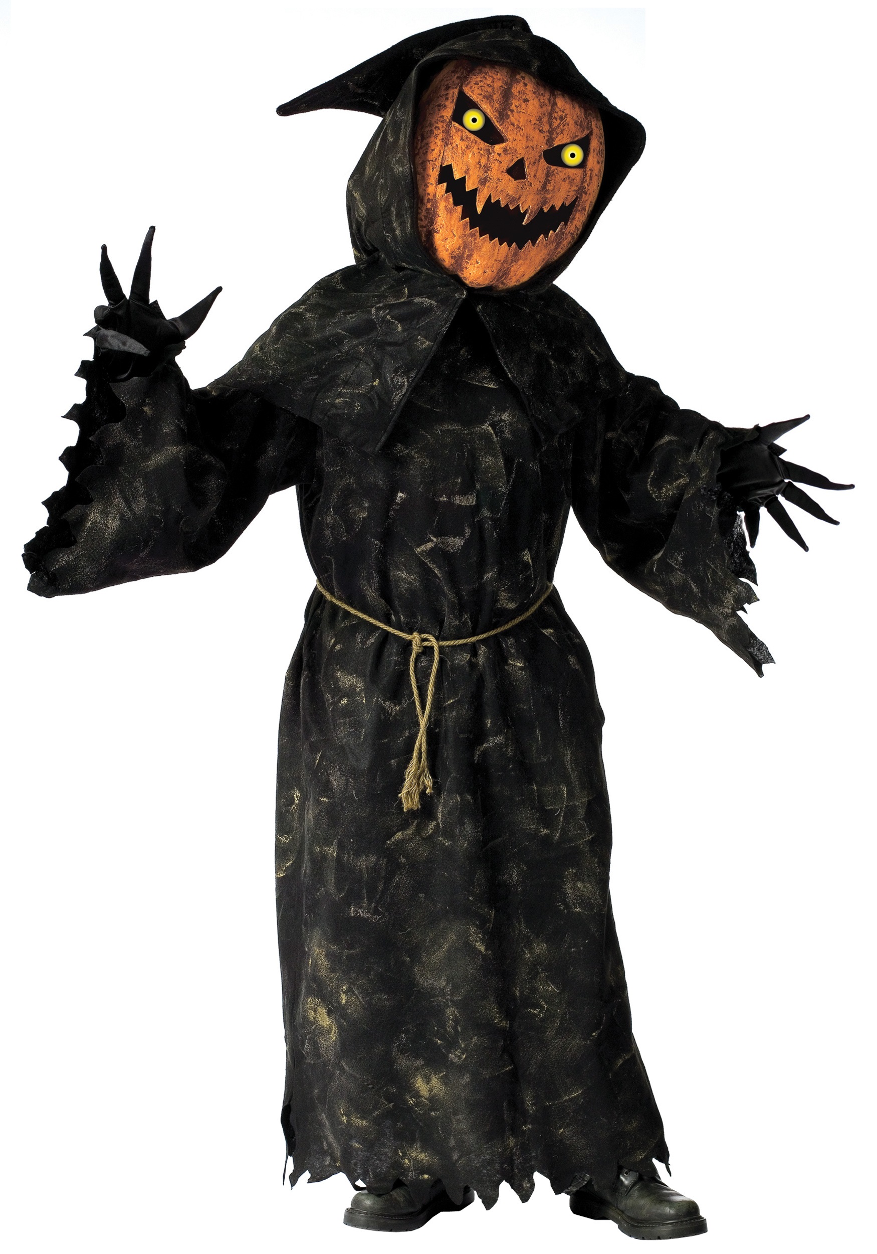 Image of Bobble Eyes Pumpkin Adult Costume ID FU130114-ST