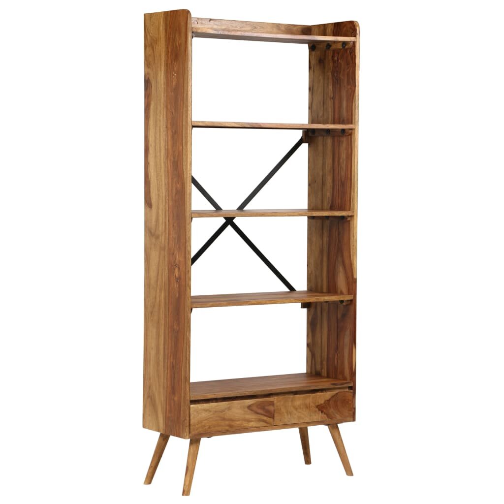 Image of Bookcase 75x30x170 cm solid sheesham wood