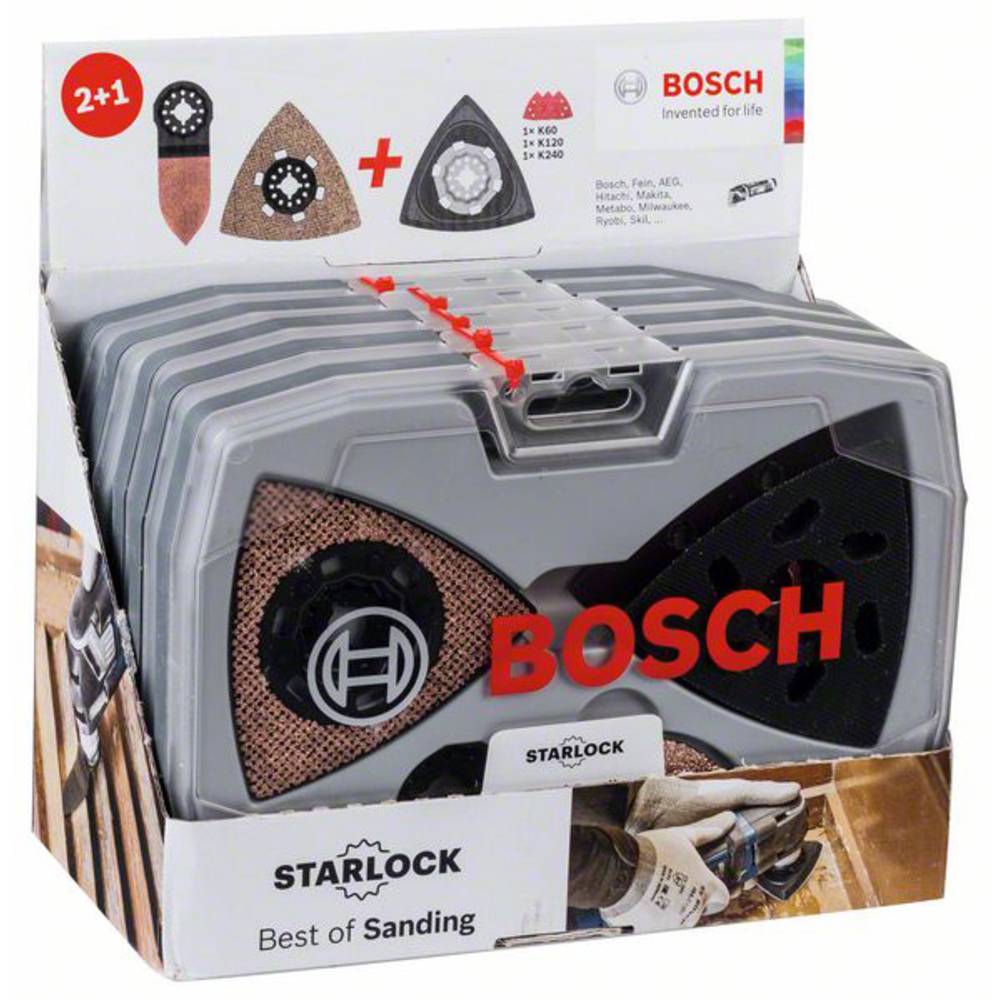 Image of Bosch Accessories 2608664133 Best of Sanding Plunge saw blade set 6-piece 1 Set