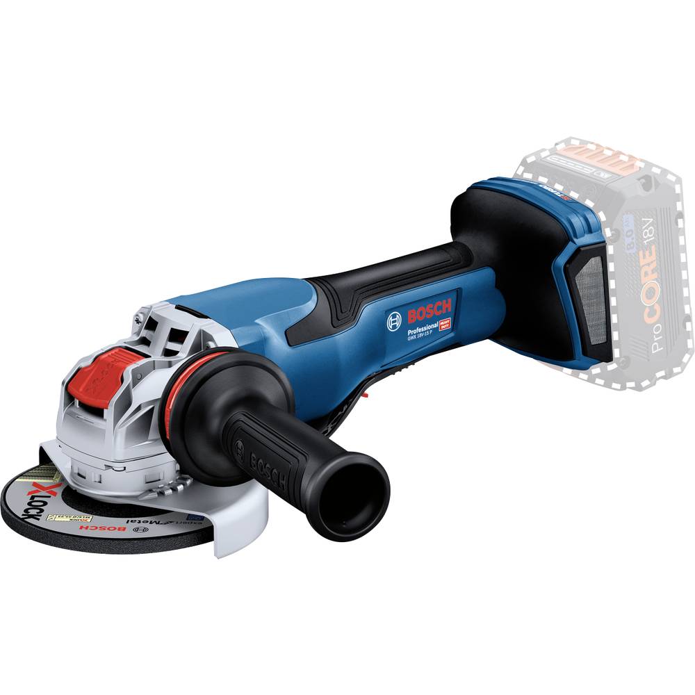 Image of Bosch Professional GWX 18V-15 P 06019H6F01 Angle grinder 125 mm brushless w/o battery w/o charger 18 V