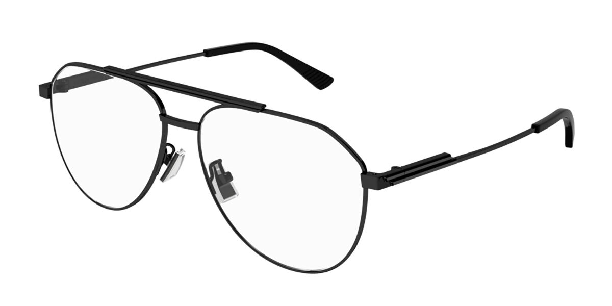 Image of Bottega Veneta BV1158O 001 57 Czarne Męskie Okulary Korekcyjne PL