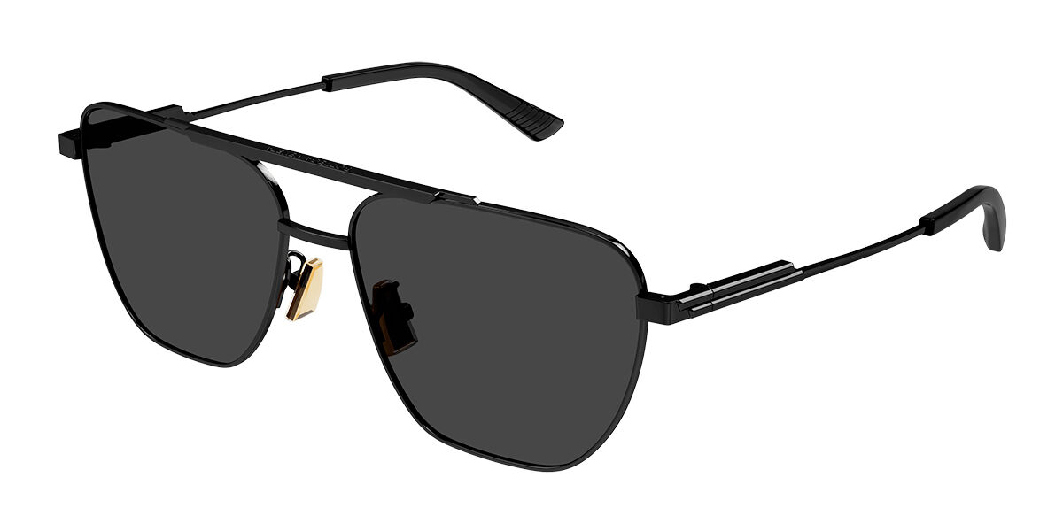 Image of Bottega Veneta BV1236S 001 57 Lunettes De Soleil Homme Noires FR